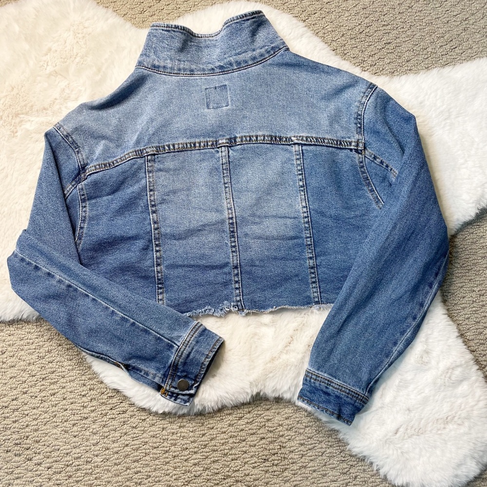 WILD FABLE cropped denim jacket - Picture 6 of 6